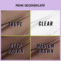 Maybelline Super Lock Medium Brown Brow Glue: 24H Lamination Effect, Tinted Eyebrow Mascara for Long-Lasting Shape & Smudge-Proof Definition
