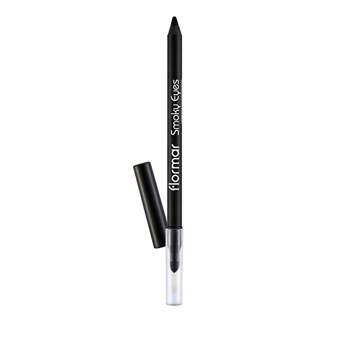 Flormar Smoky Eyes Carbon Black Waterproof Eyeliner - Rich Pigmentation for Stunning Eye Makeup | Ideal for Women and Teenagers