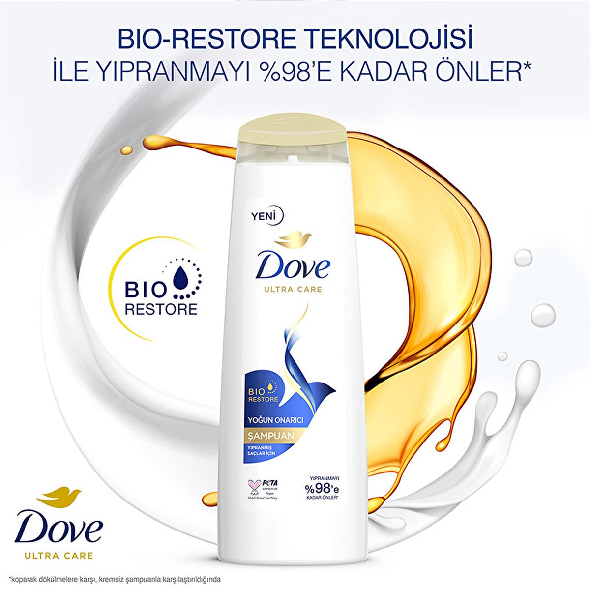 Dove Intensive Repair Hair Care Set - Nourishing Shampoo and Conditioner Duo for Damaged Hair