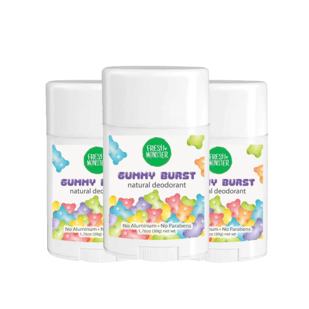 Aluminum-Free Natural Deodorant for Kids and Teens, 3-pack