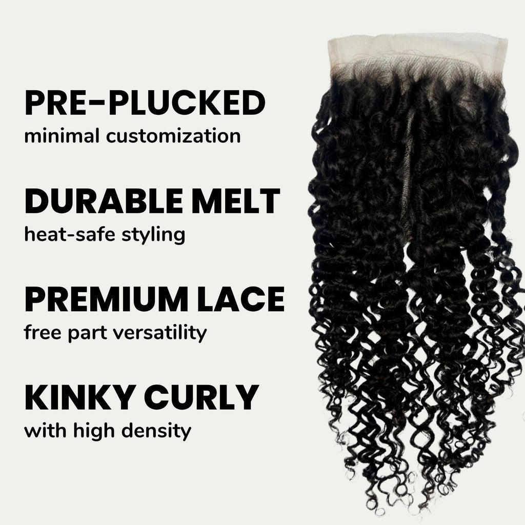 Kinky Curly 5x5 HD Lace Human Hair Closure