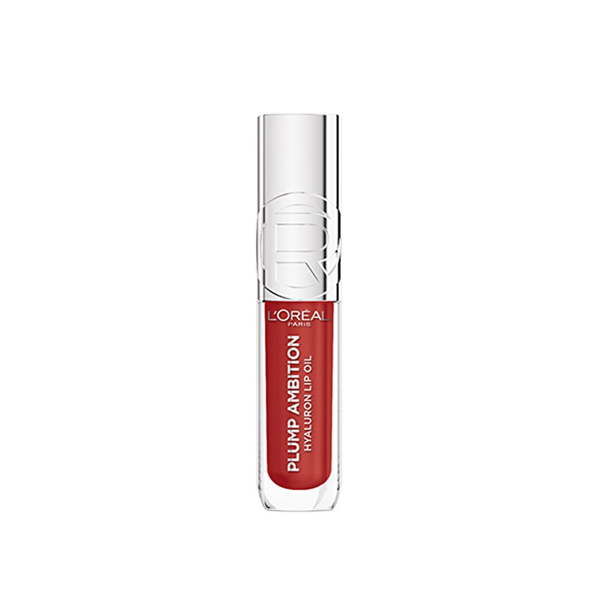 Loreal Paris Plump Ambition Hyaluron Lip Oil - Moisturizing, Non-Sticky, Plumping Lip Treatment with Hyaluronic Acid