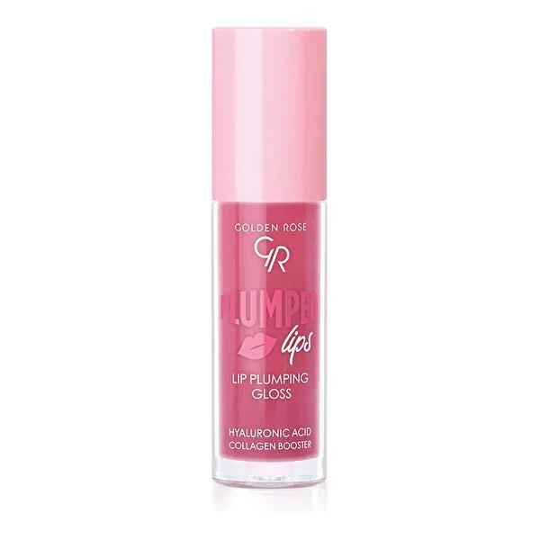 Golden Rose Lip Plumping Gloss No: 211 - Hydrating, Plumping, Non-Sticky Lip Gloss with Hyaluronic Acid & Natural Ingredients