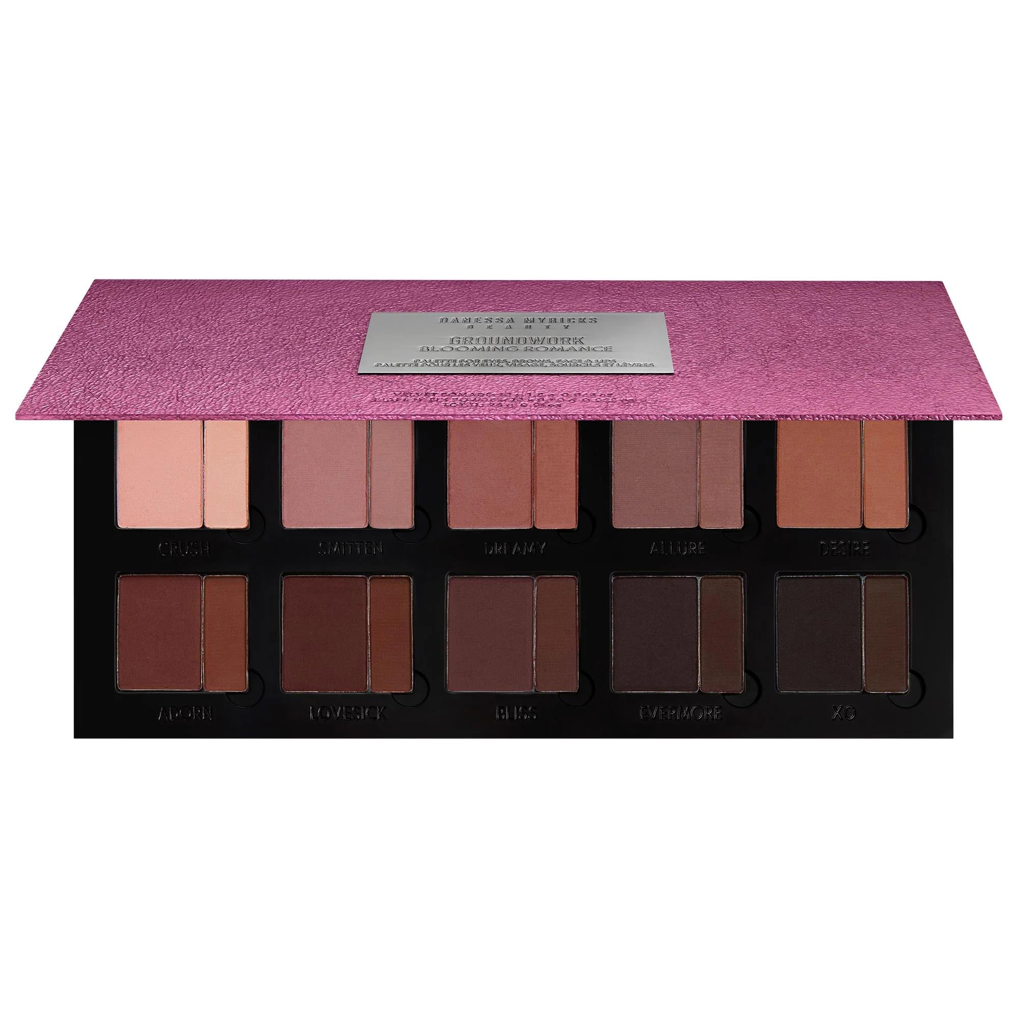 Groundwork Multi-use Makeup Palette - Talc-Free, Cruelty-Free Beauty Product for Eyes, Brows, Face & Lips