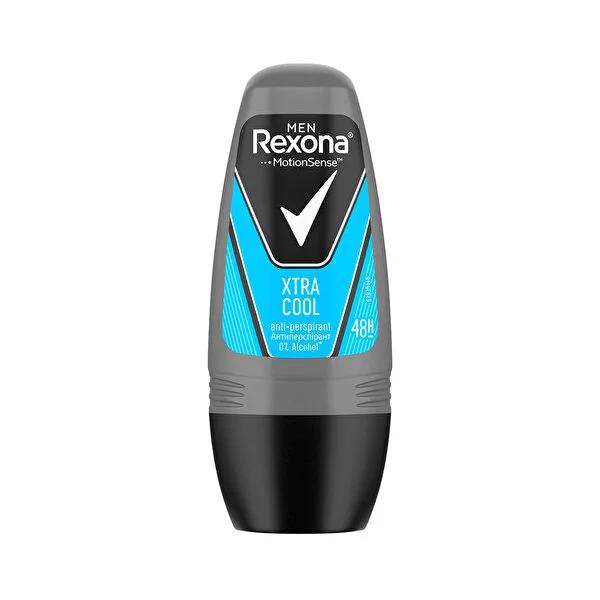 Rexona Men's Deodorant Roll-On Extra Cool - Long Lasting Anti-Perspirant Protection for Men - 48 Hour Freshness