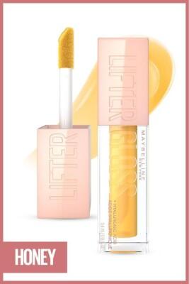 Maybelline Lifter Gloss Honey: Hydrating Honey-Toned Lip Gloss for Natural Shine & Plump Lips - Non-Sticky Hyaluronic Acid Formula