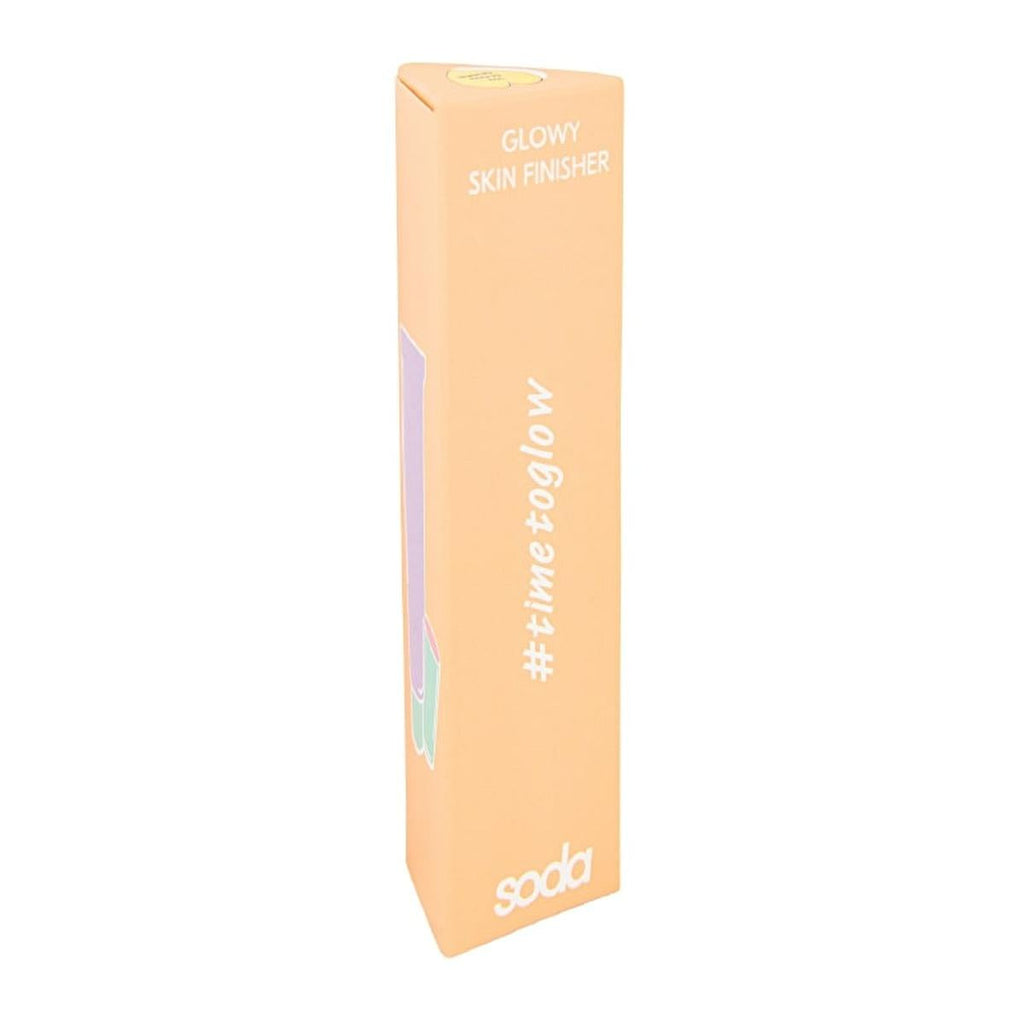 Soda Glowy Skin Finisher - Long-Lasting Radiant Glow Makeup Base & Highlighter for Face & Body