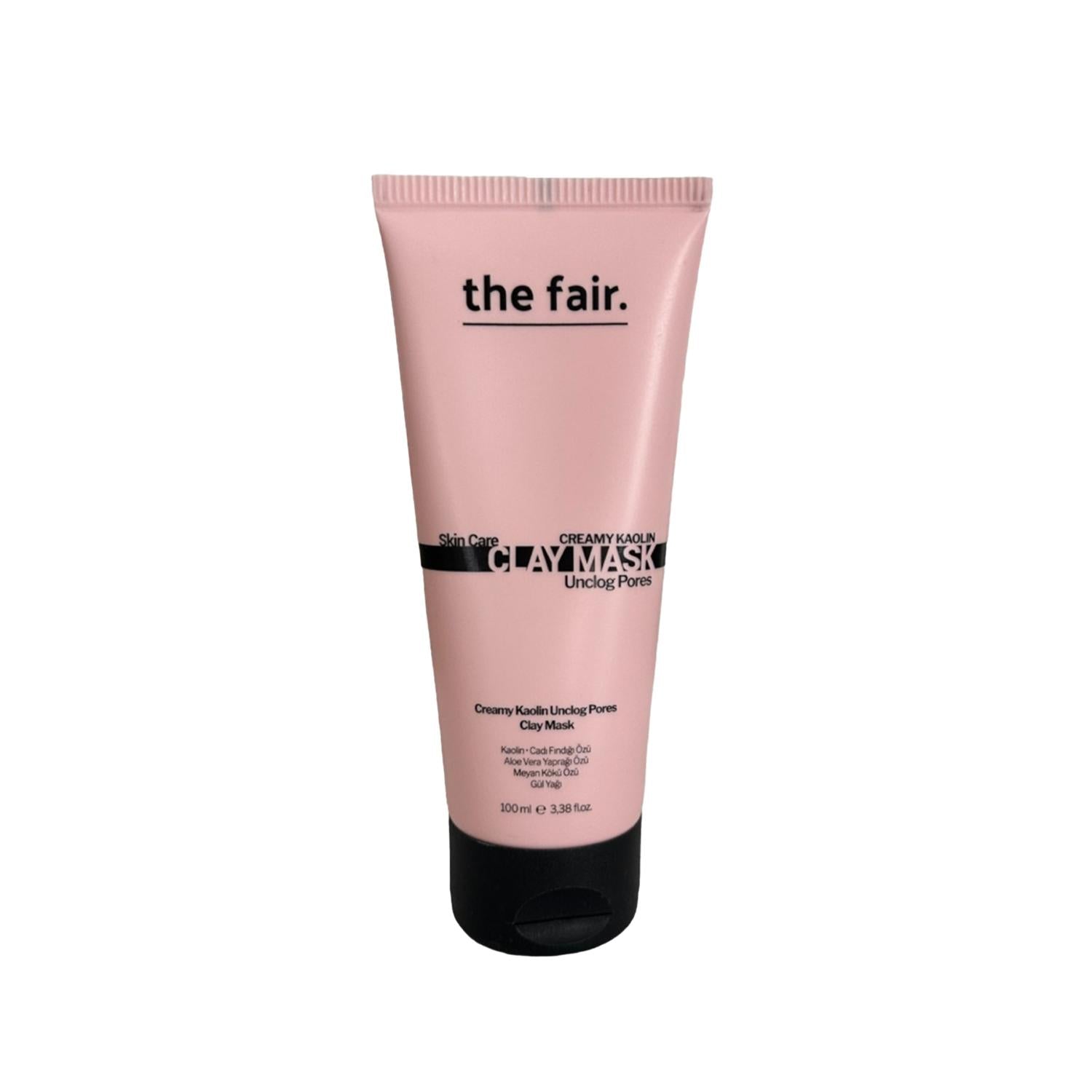 The Fair Clay Face Mask - Creamy Kaolin Pore Cleanser, 3.38 fl oz - Natural Skincare for Purifying Skin