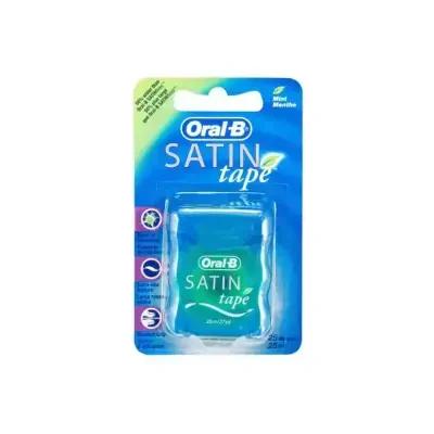 Oral-B Satin Tape Mint Flavored Dental Floss for Effective Interdental Cleaning - 25m