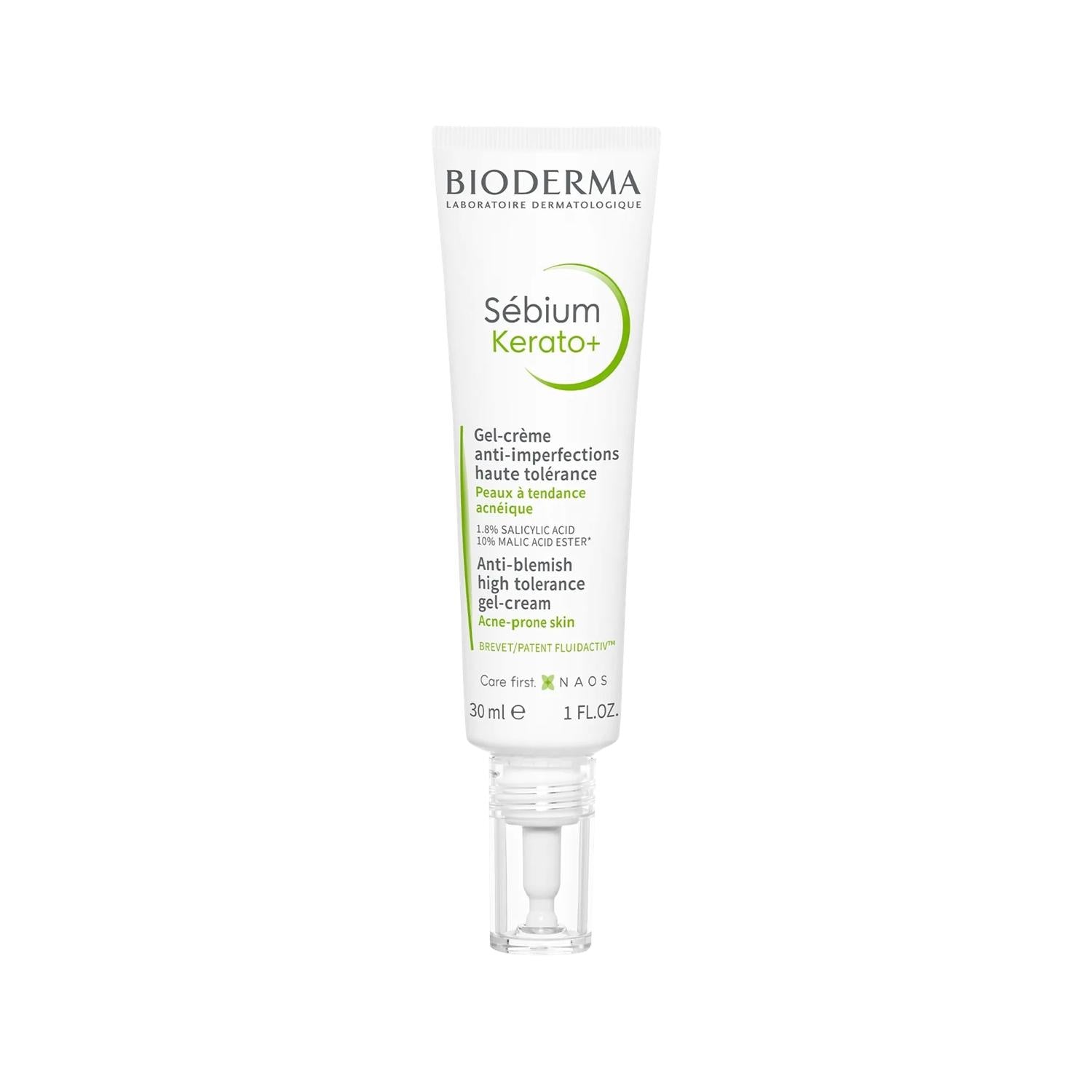 Bioderma Sebium Kerato+ Gel Cream for Oily and Acne-Prone Skin - Salicylic Acid Skincare