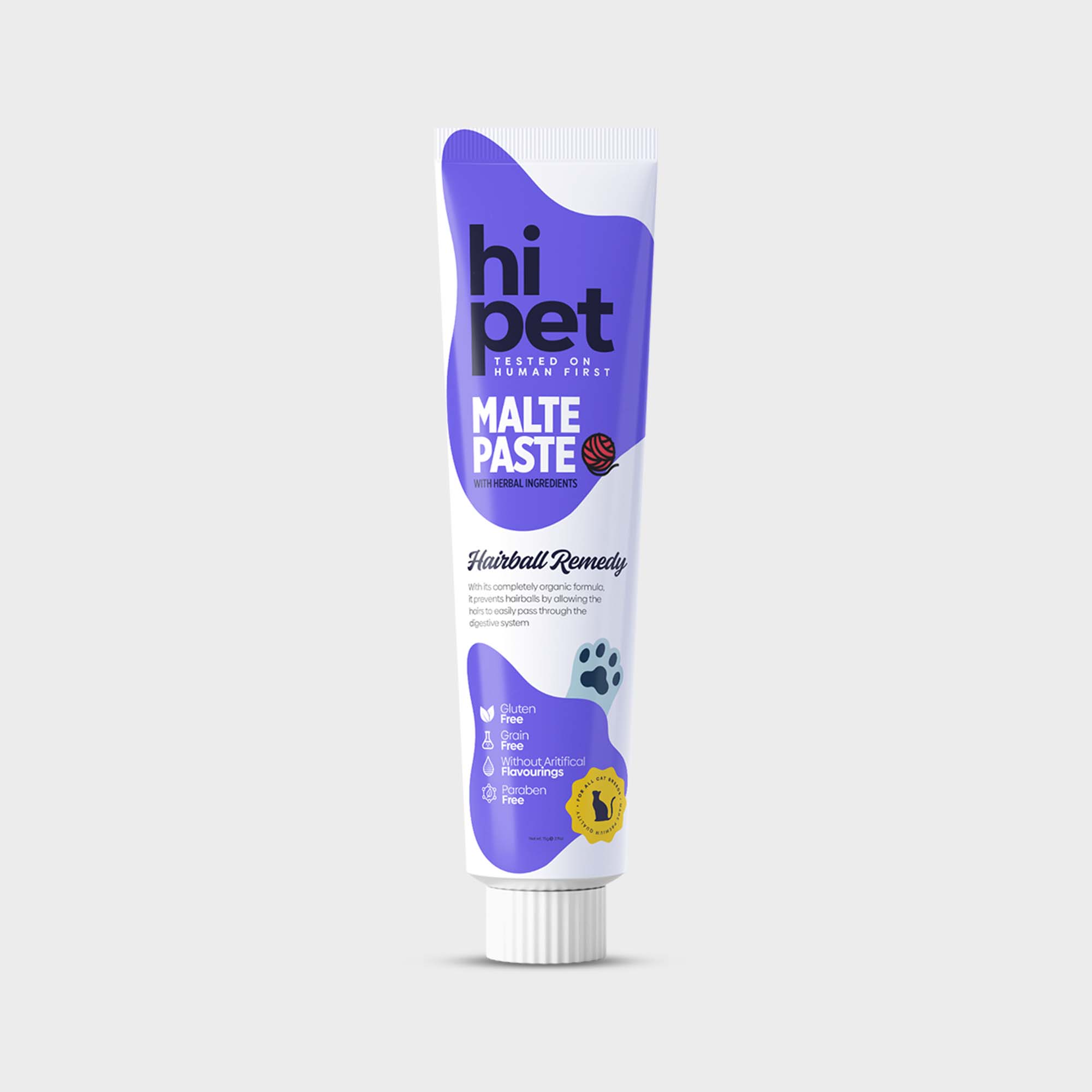 HiPet Hairball Remedy Malt Paste for Cats