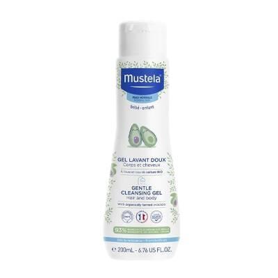 Mustela Gentle Cleansing Newborn Baby Shampoo 200ml - Hypoallergenic, Dermatologically Tested, Gentle Cleansing for Sensitive Skin