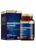 Nutraxin Magnesium Citrate 250mg - 60 Tablets - Natural Dietary Supplement for Adults