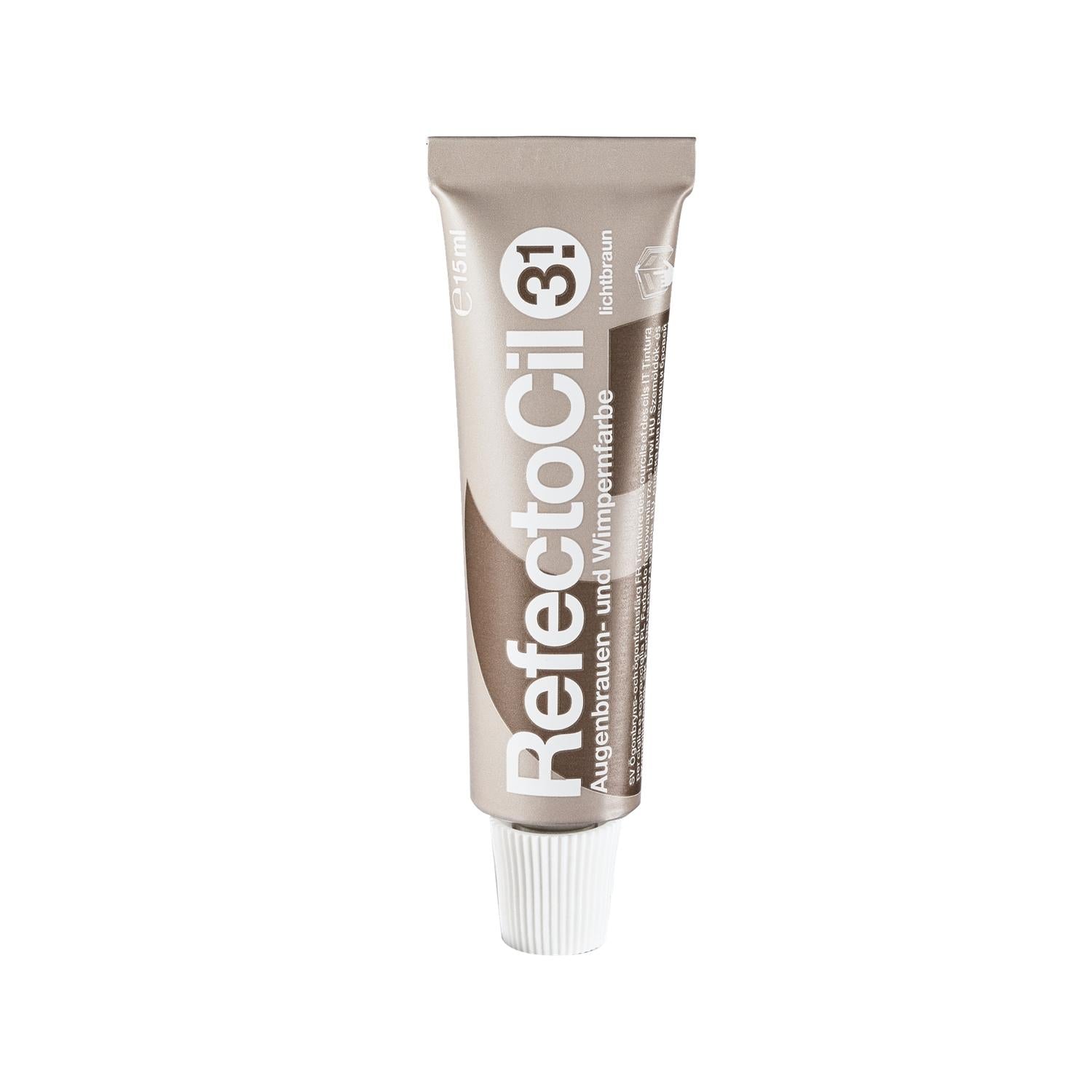 RefectoCil Eyebrow and Eyelash Dye - Light Brown (No:3.1) - Professional Beauty Product
