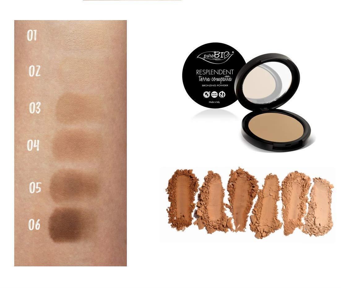 Purobio Vegan Mineral Foundation - Lightweight, Paraben-Free Compact Foundation for Even Skin Tone