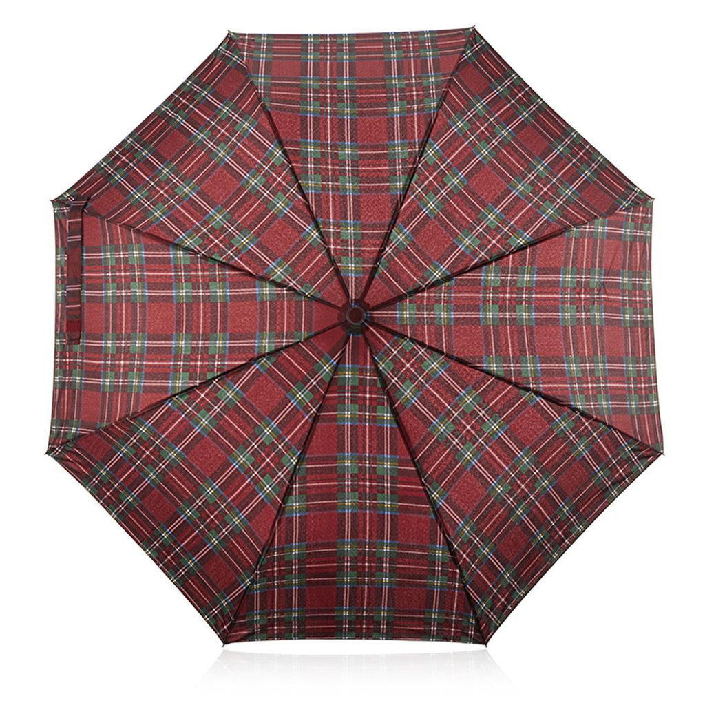 Eklips Automatic Checkered Umbrella - Waterproof, Windproof, Compact Design