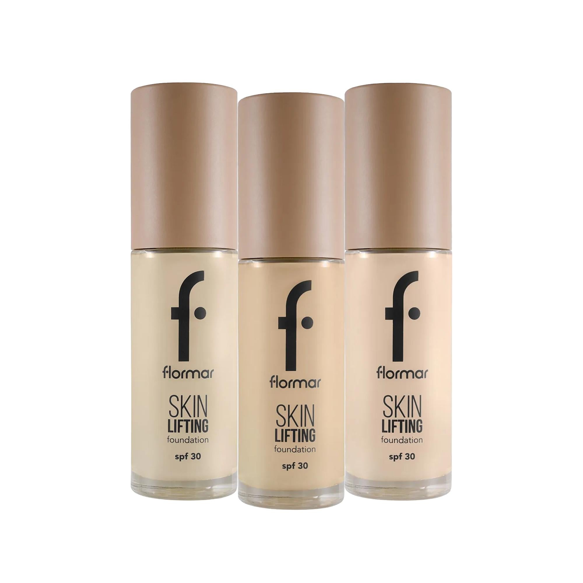 Flormar Anti-Aging Foundation with SPF30 - Skin Lifting, Creamy Texture for Mature Skin - 1.01 fl oz