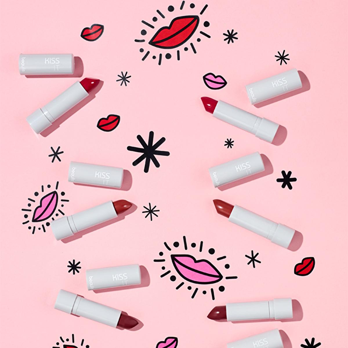 Beaulis Matte Lipstick - Long-Lasting Moisturizing Lip Color for Dry Lips