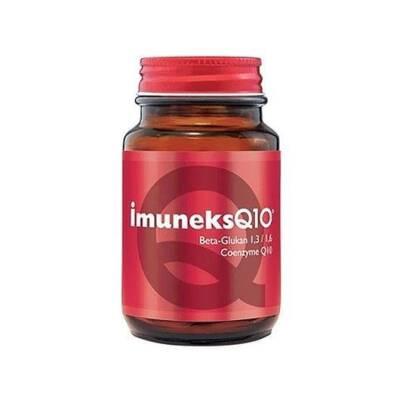 İmuneks Q10 - Antioxidant with Beta Glucan & Coenzyme Q10 - 30 Capsules