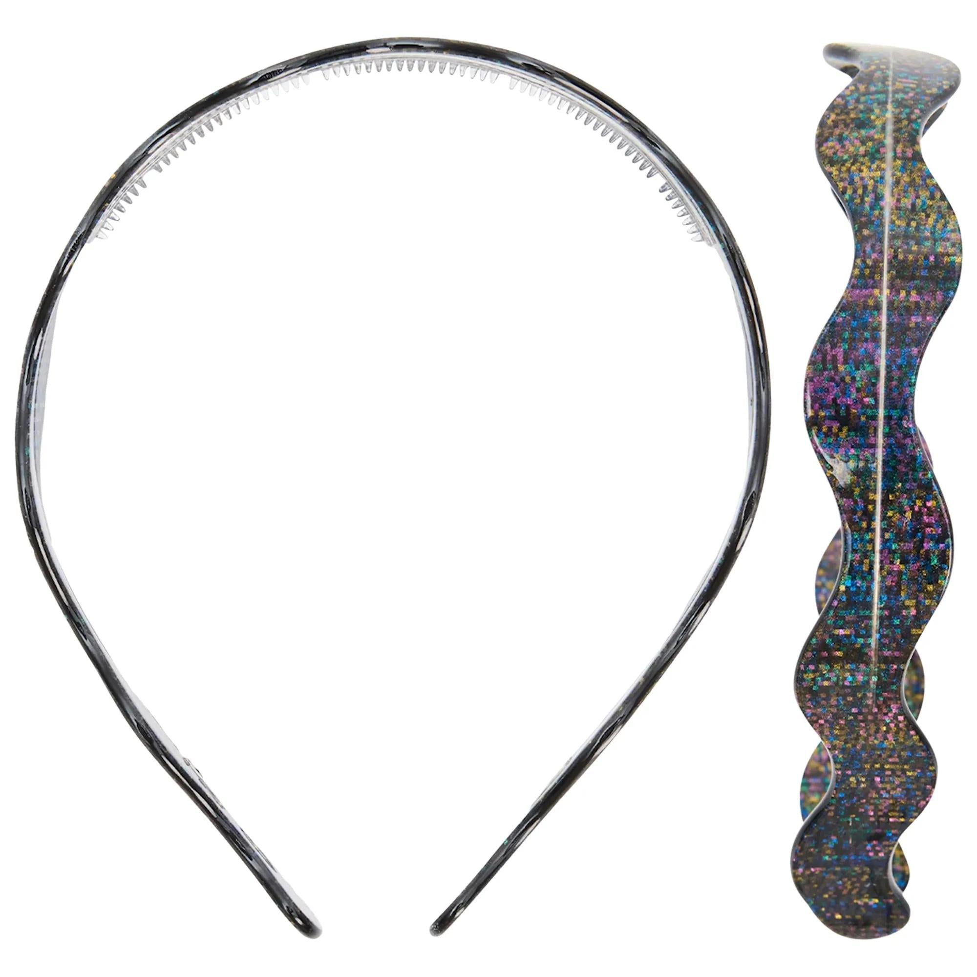 Wavy Hair Headband by Chunks - Comfortable, Sustainable FSC-Certified Acetate Hair Band for Wavy, Curly, and Straight Hair