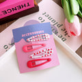 Cute Dripping Printing Candy Color Hair Clip
