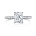 S925 Sterling Silver Ring Female Geometry