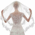 Embroidery Applique Veil Comb