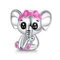 Animal Bear Love Fishtail Bead String Jewelry