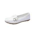 Women's Fashion Belt Buckle Single Layer Shoes