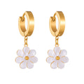 Stainless Steel Daisy Jewelry Set