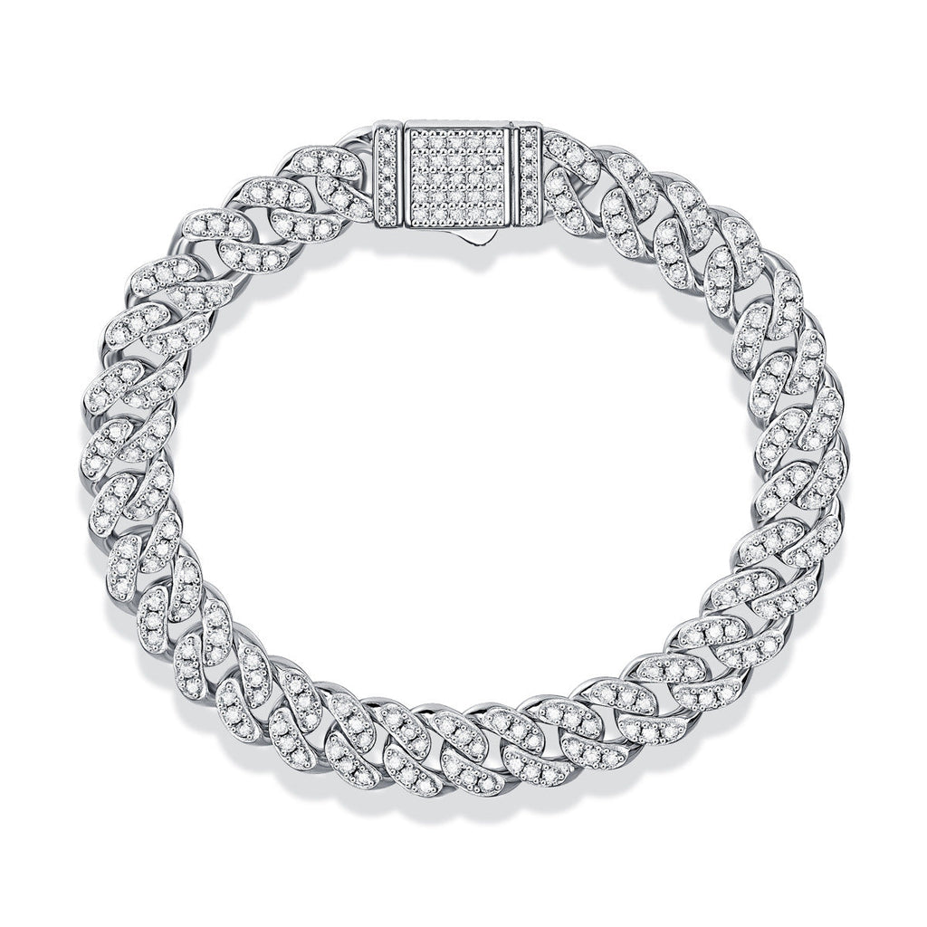 Silver Moissanite Guiding Light Bracelet