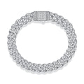 Silver Moissanite Guiding Light Bracelet