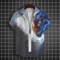New 3D Printed Men's Fancy Short Sleeve Shirt