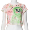 Euro-American Cute Crop Top