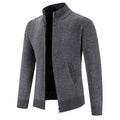 Velvet Sweater Zipper Cardigan Slim Jacket Coat