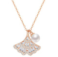 S925 Ginkgo Leaf Sterling Silver Necklace