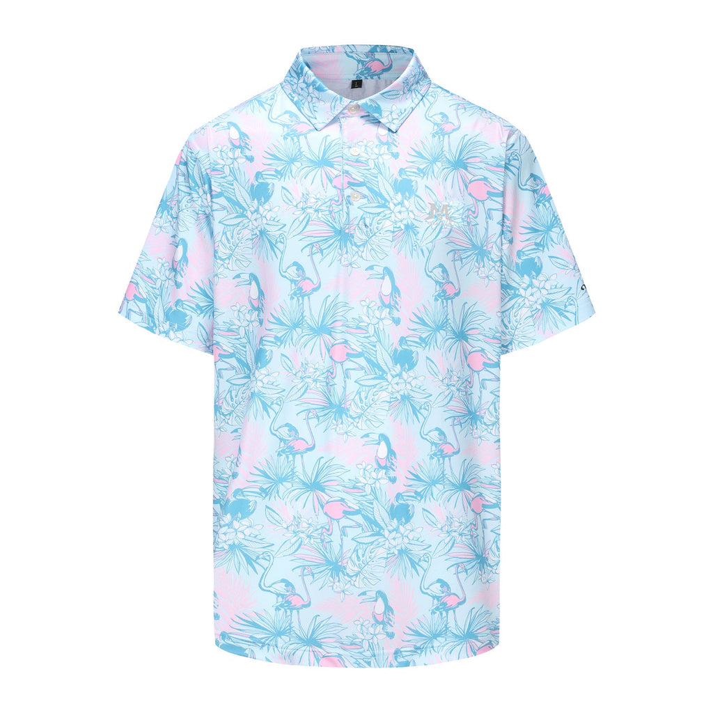 Summer Quick-Drying Breathable Sports Lapel Tee