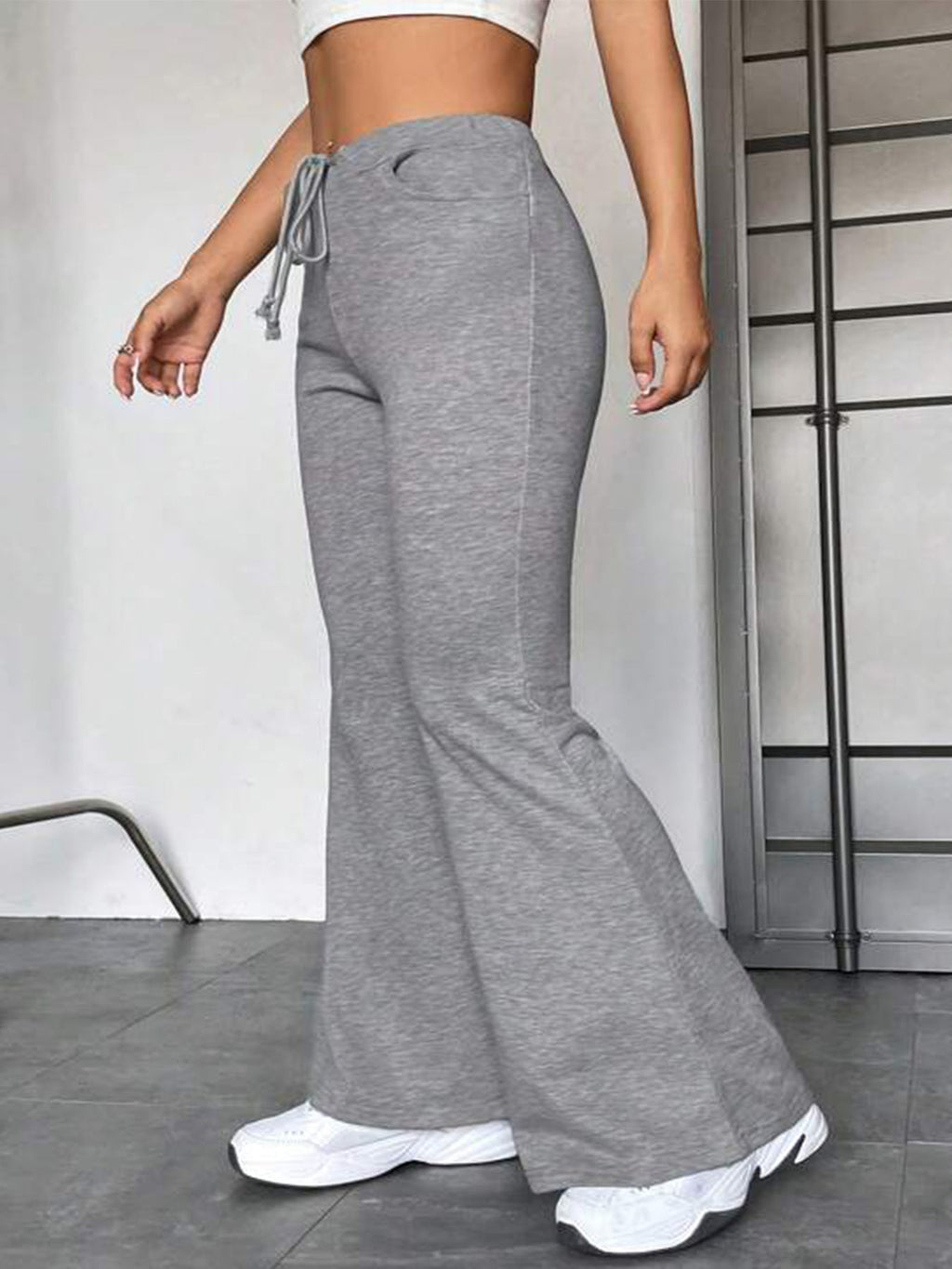 Stitched Flared Yoga Pants