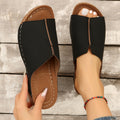Women's Lightweight Platform Wedge Slippers