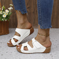 Casual Wedge Slippers Women's Hollow Design