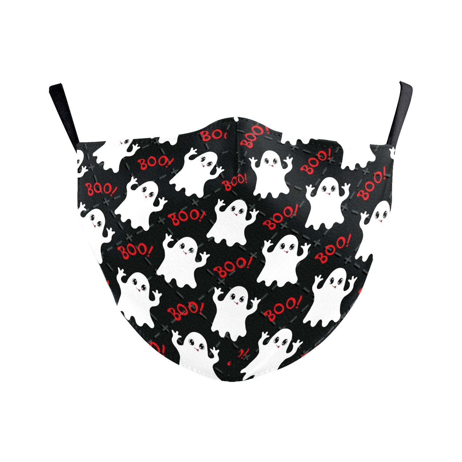 Digital Printing Halloween Skull Pumpkin Dustproof Mask