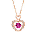 Moissanite Smart Love Necklace Female Sweet High Sense
