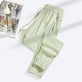 Fashion Straight Closed Ice Silk Leggings Women