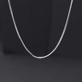 S925 Sterling Silver Octagonal Snake Bones Chain