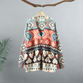 Loose V-neck Cardigan Outer Wear Women's