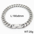 Cuban Link Titanium Steel Bracelet