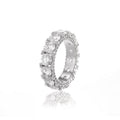 White Gold Full Diamond Women's Ring
