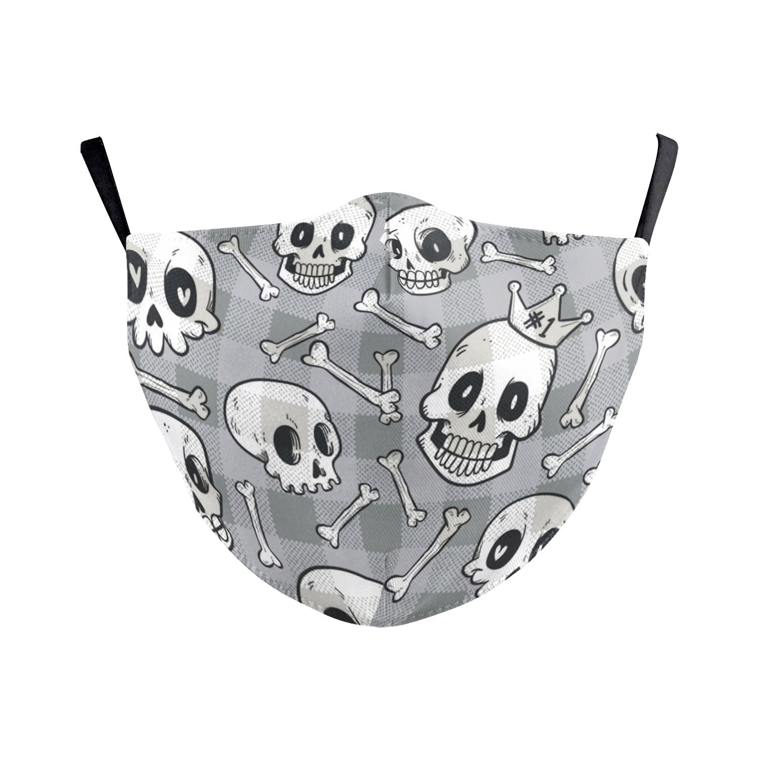 Digital Printing Halloween Skull Pumpkin Dustproof Mask