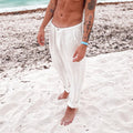 Fashion Men's Cotton And Linen Casual Trousers