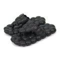 Thick-Soled Litchi Flip-Flops